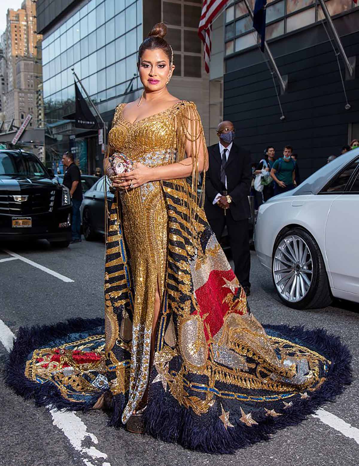 Sudha Reddy Past met gala look